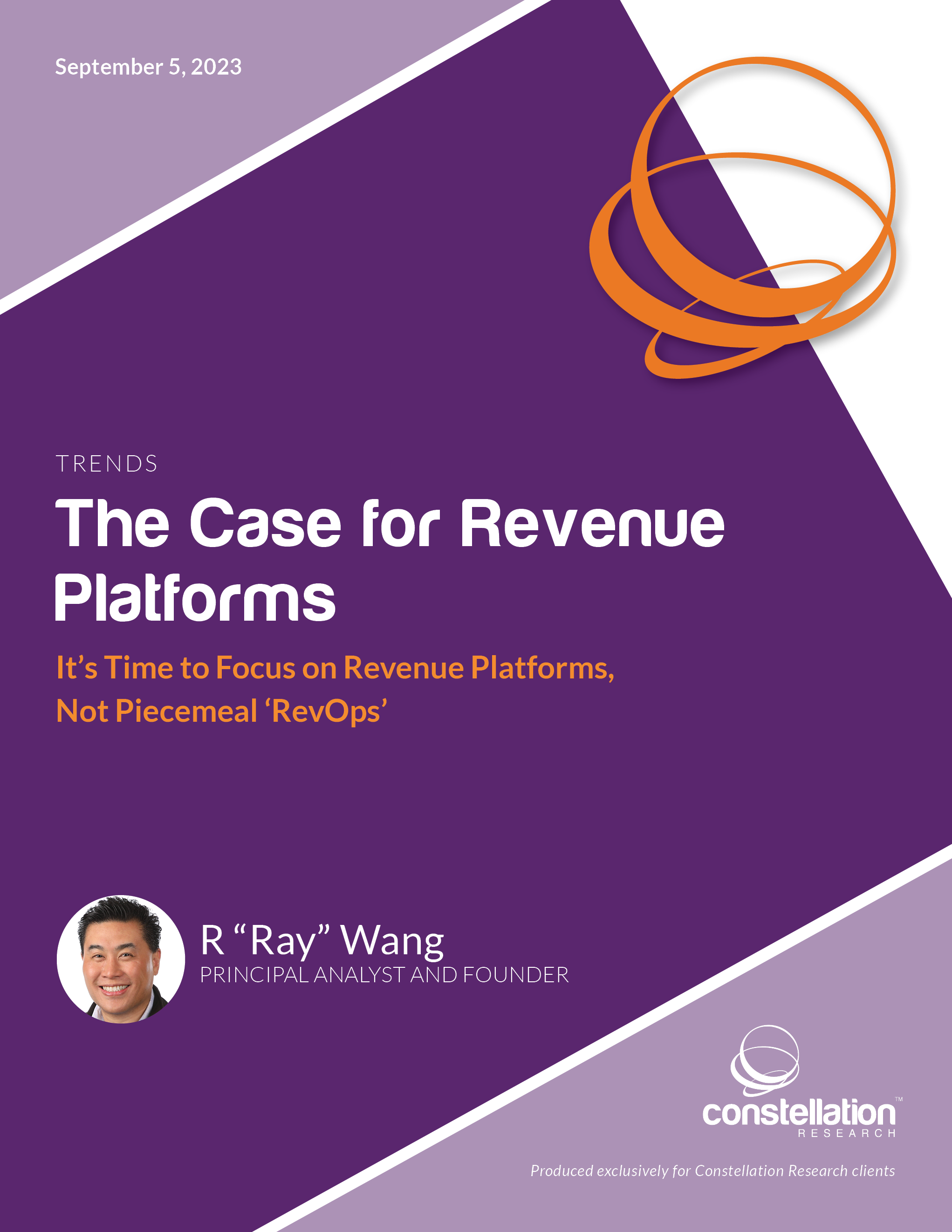 The Case for Revenue Platforms Constellation Research Inc.
